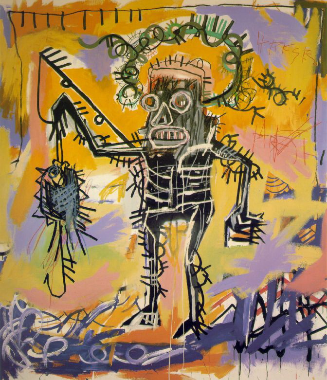 Jean-Michel Basquiat fishing