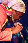 Reggae královna z Trinidadu Omega v Lucerna Music Baru