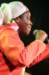Reggae královna z Trinidadu Omega v Lucerna Music Baru