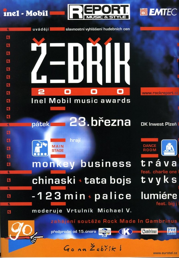 Žebřík 2000 Inel Mobil Music Awards