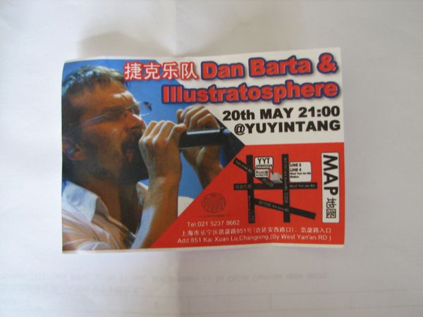 Dan Bárta v Šanghaji