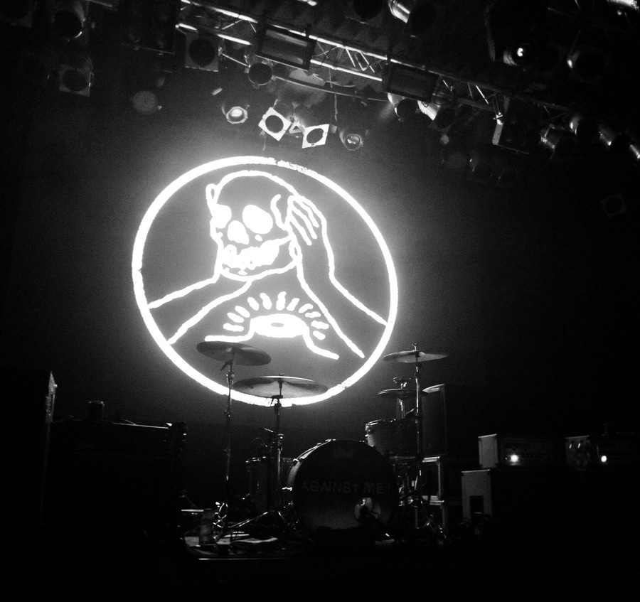 Bouře s Against Me! v Lucerna Music Baru