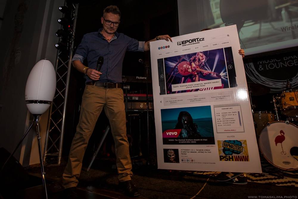 U křtu iREPORTu v La Loce byli Boris Carloff, Tomáš Kraus či Sabina Křováková