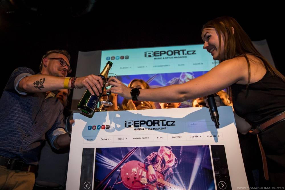 U křtu iREPORTu v La Loce byli Boris Carloff, Tomáš Kraus či Sabina Křováková