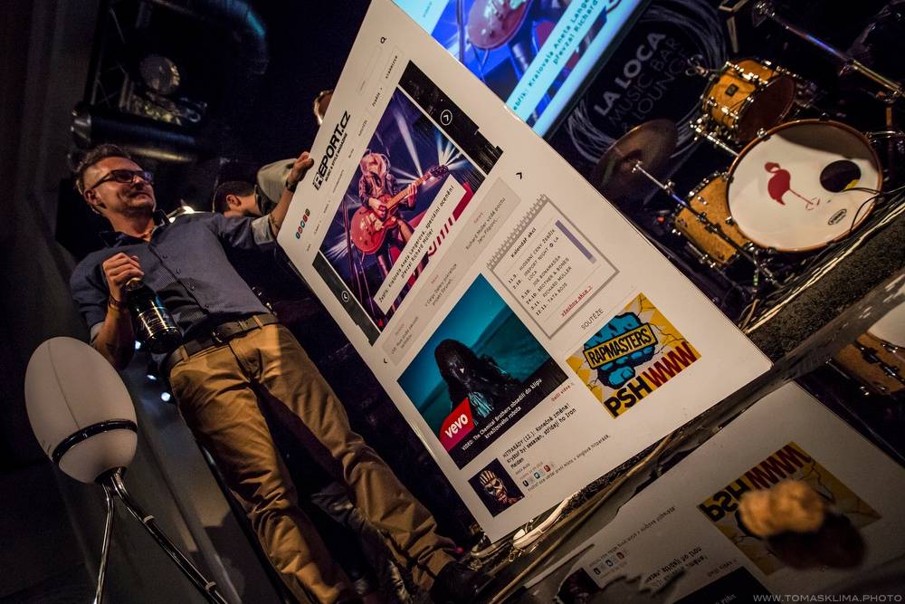 U křtu iREPORTu v La Loce byli Boris Carloff, Tomáš Kraus či Sabina Křováková