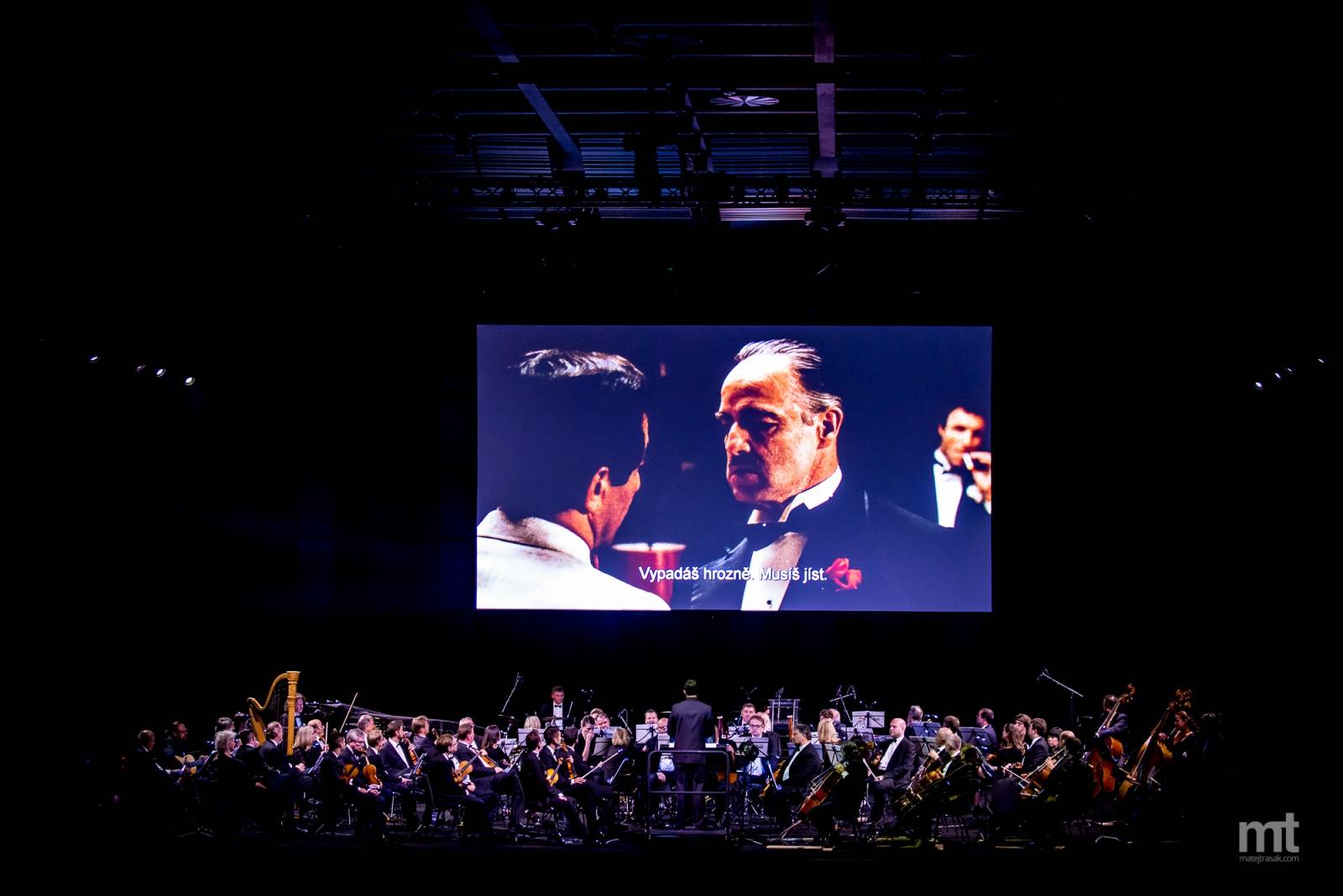 The Godfather Live v Praze: Filmového Kmotra doprovázel ve Foru Karlín živý orchestr