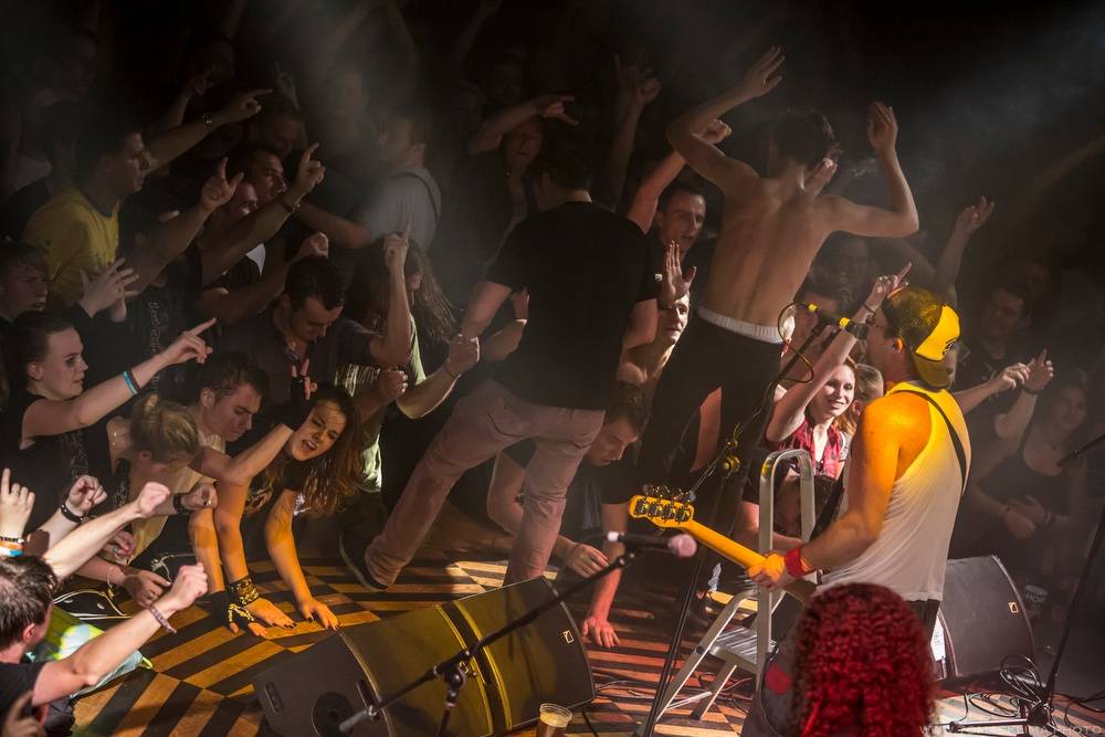 V Lucerna Music Baru v Praze operovali Horkýže Slíže