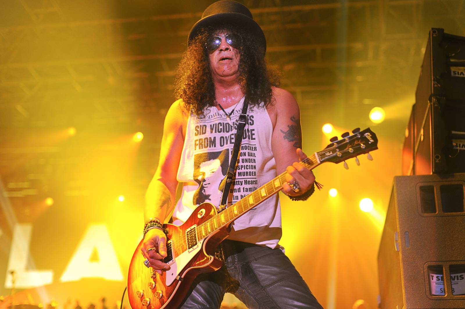 Slash exceloval v pražské Malé sportovní hale