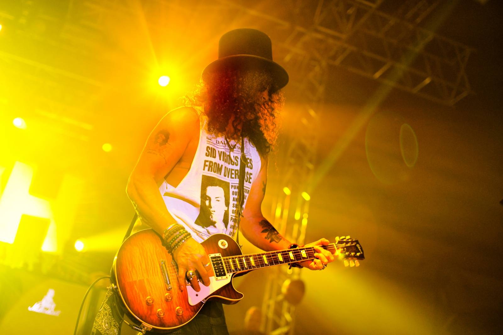 Slash exceloval v pražské Malé sportovní hale