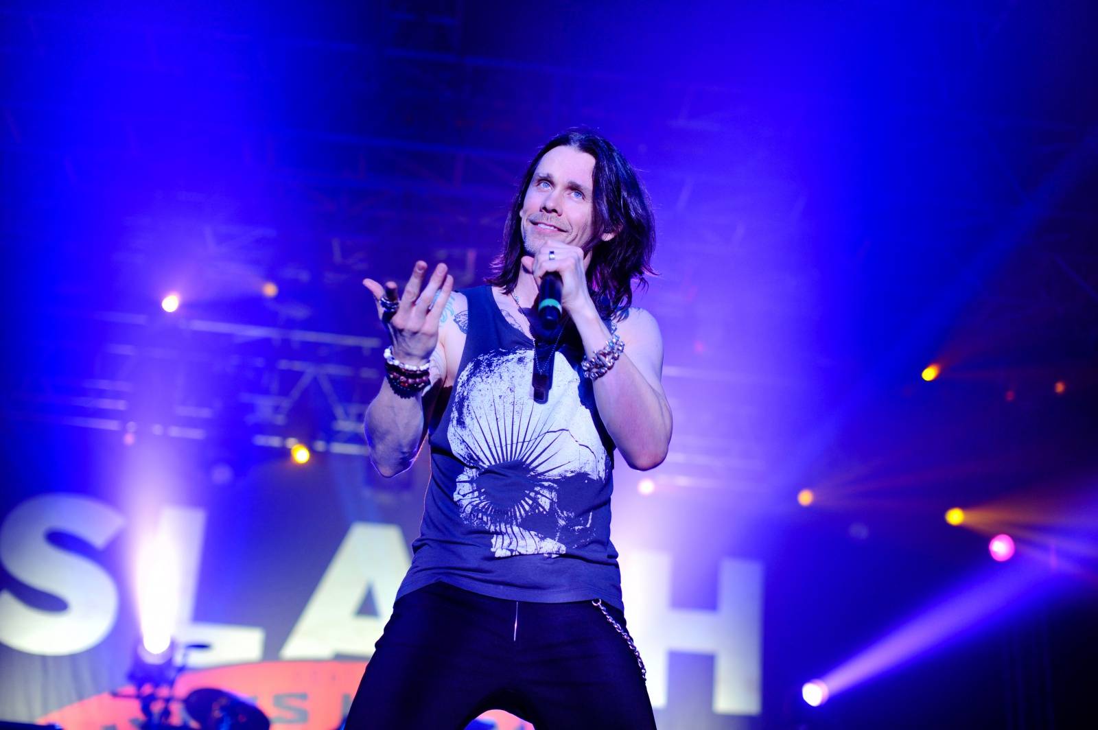 Slash exceloval v pražské Malé sportovní hale