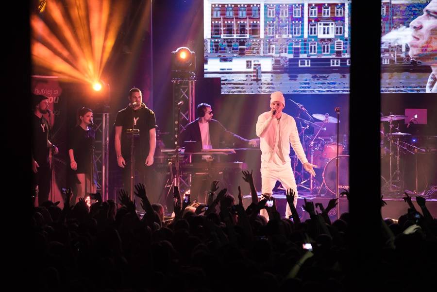Majk Spirit rozbalil v Praze svou White show