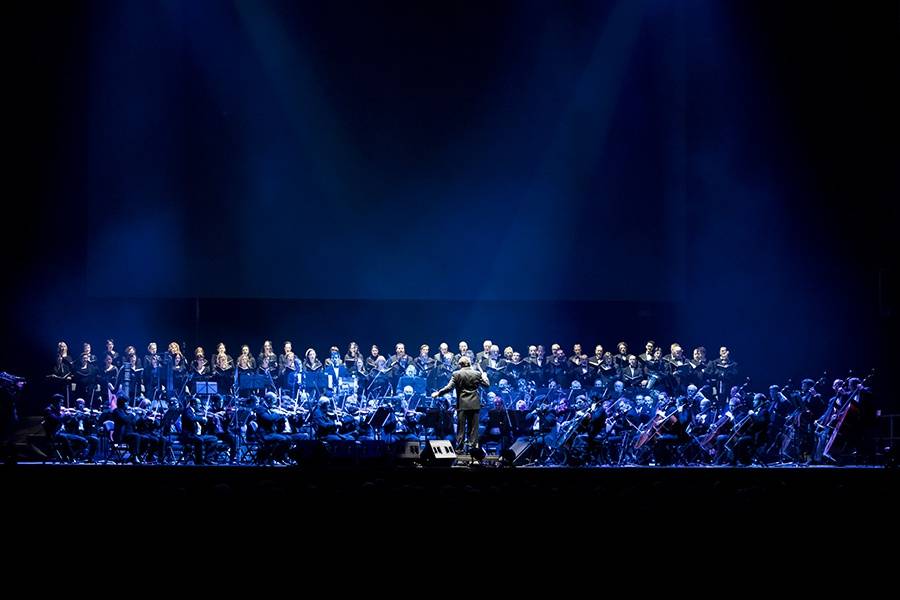 Italský večírek v Praze: Andrea Bocelli naplnil O2 arenu