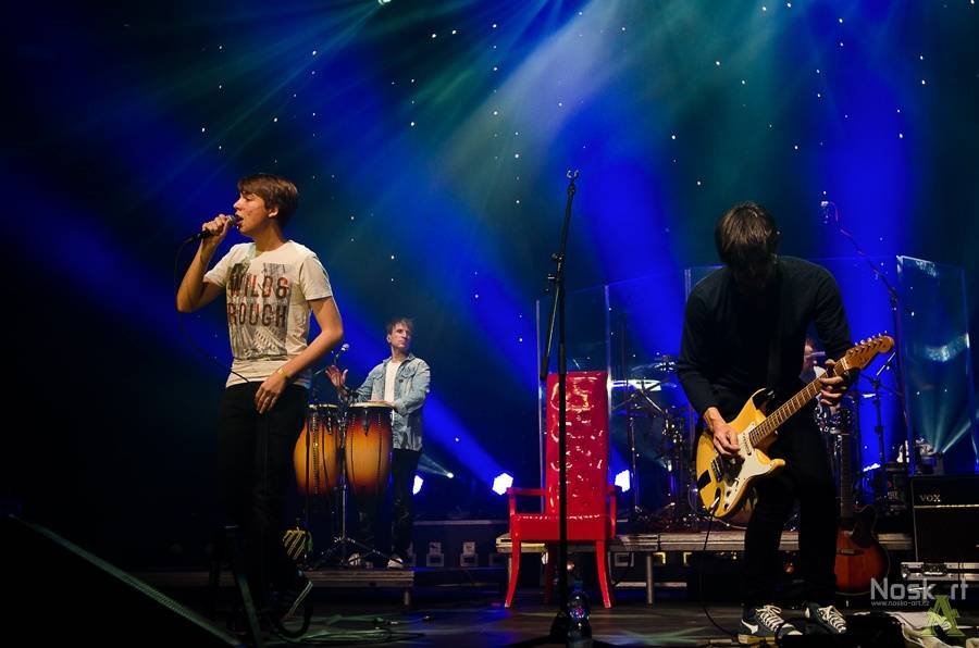 S Chinaski zpíval ve Foru Karlín i fanoušek Jakub