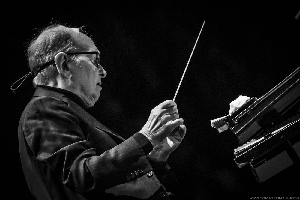 Ennio Morricone hrál v Praze i hudbu z Osmi hrozných nominovanou na Oscara