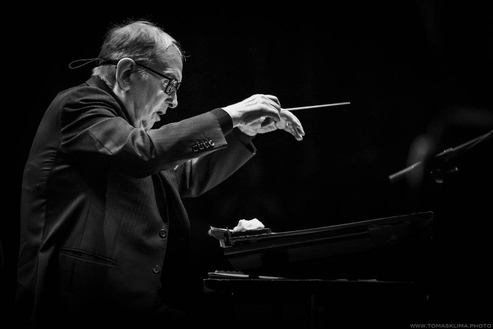 Ennio Morricone hrál v Praze i hudbu z Osmi hrozných nominovanou na Oscara