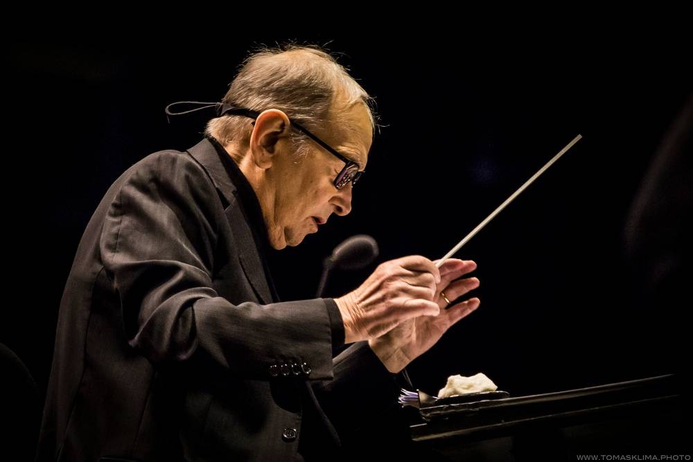 Ennio Morricone hrál v Praze i hudbu z Osmi hrozných nominovanou na Oscara