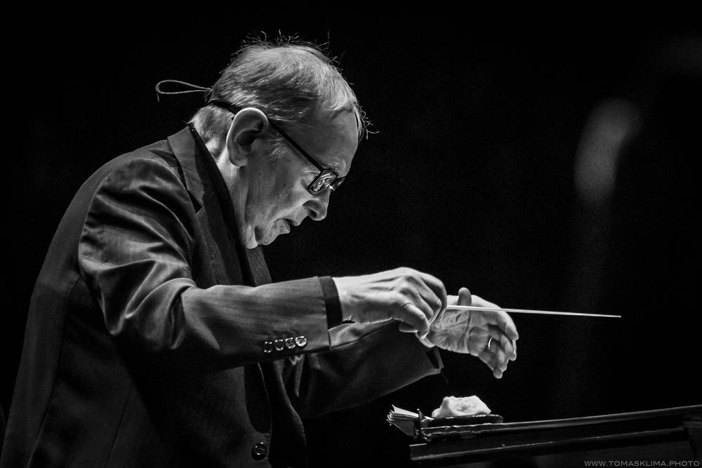 Ennio Morricone hrál v Praze i hudbu z Osmi hrozných nominovanou na Oscara