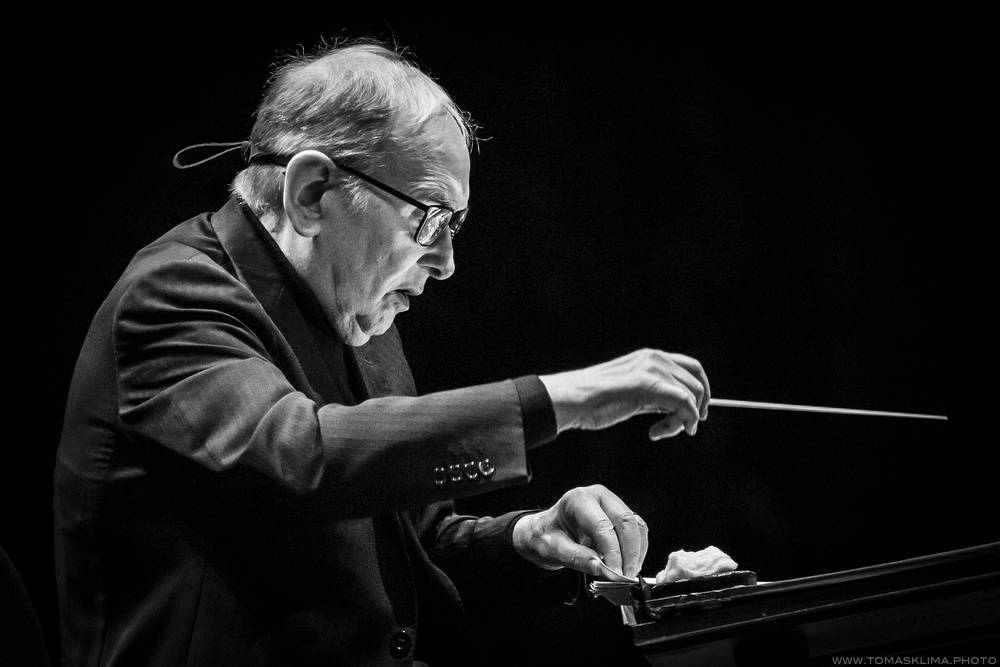Ennio Morricone hrál v Praze i hudbu z Osmi hrozných nominovanou na Oscara