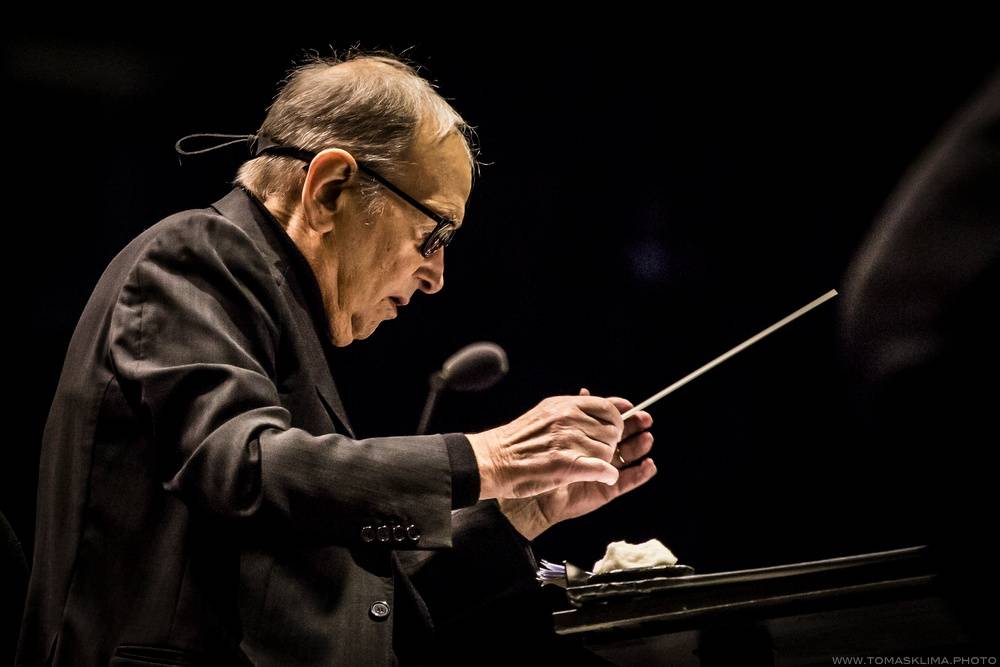 Ennio Morricone hrál v Praze i hudbu z Osmi hrozných nominovanou na Oscara