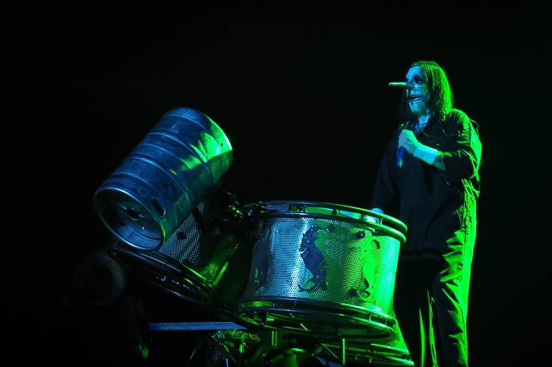 Děsivé masky a metalová řežba v Praze: Slipknot druhým objektivem