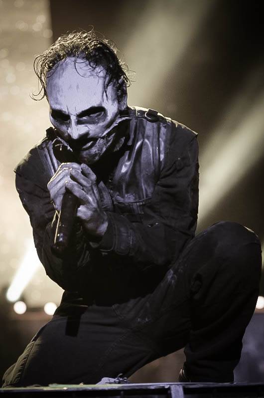 Děsivé masky a metalová řežba v Praze: Slipknot druhým objektivem