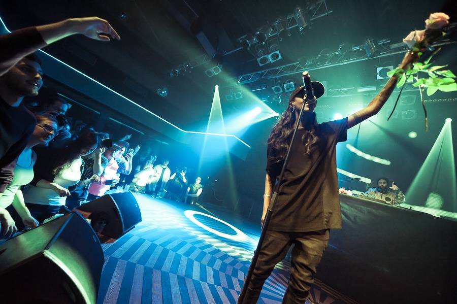 Angel Haze v Lucerna Music Baru potvrdila svoji pověst divošky