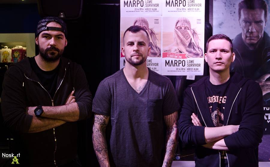 Marpo potěšil fanoušky v Praze. podepsal jim novou desku Lone Survivor