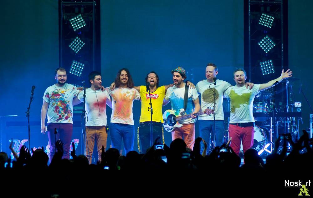 Kryštof: Poslední koncert turné Srdcebeat ve znamení Richarda Krajča na nafukovací želvičce