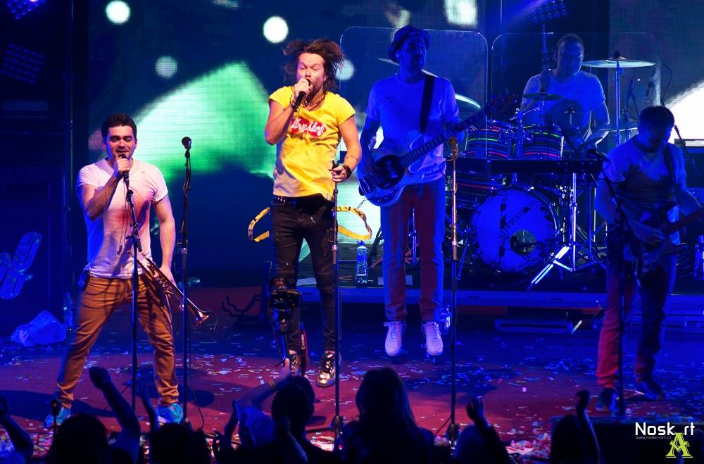 Kryštof: Poslední koncert turné Srdcebeat ve znamení Richarda Krajča na nafukovací želvičce