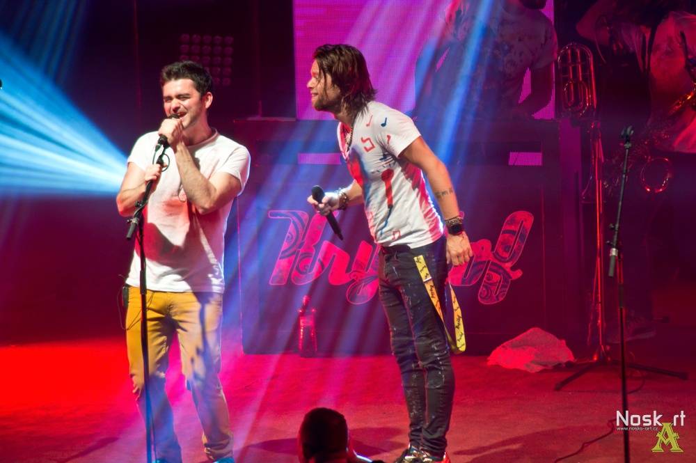 Kryštof: Poslední koncert turné Srdcebeat ve znamení Richarda Krajča na nafukovací želvičce