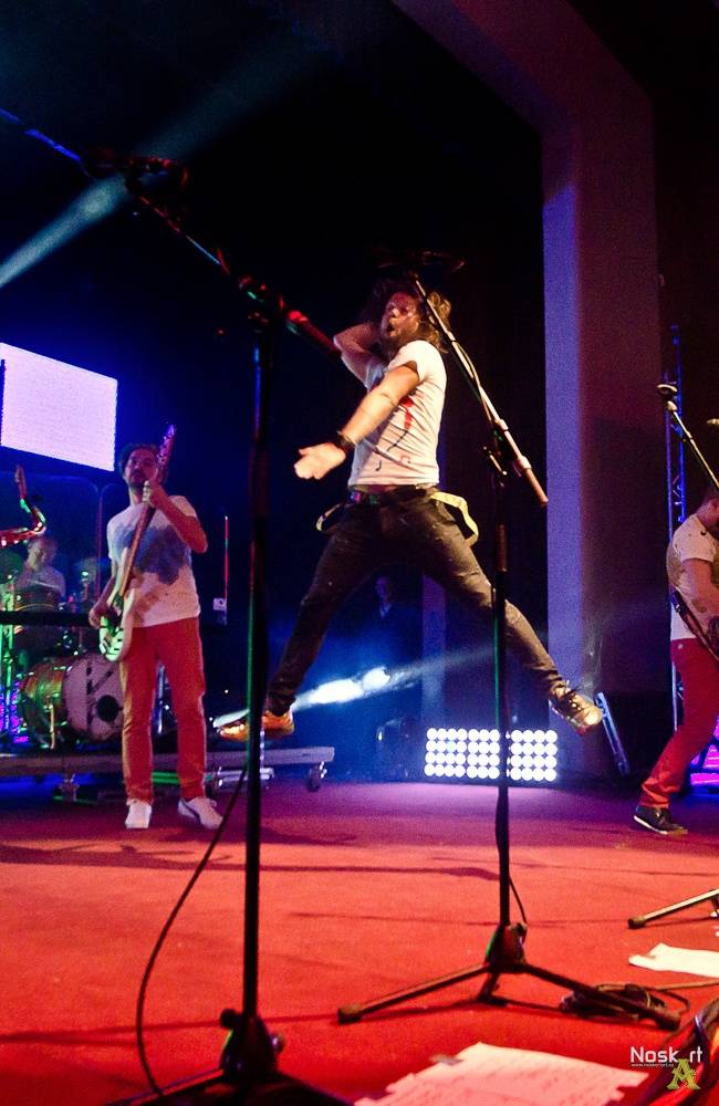 Kryštof: Poslední koncert turné Srdcebeat ve znamení Richarda Krajča na nafukovací želvičce