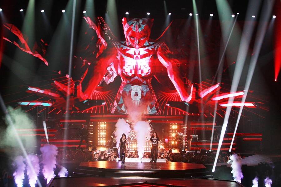 Lucie Bílá jako česká Madonna: v Bratislavě postavila obří scénu