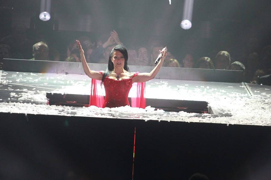 Lucie Bílá jako česká Madonna: v Bratislavě postavila obří scénu