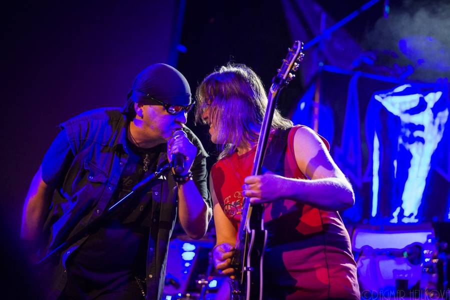 Rebelie rebelů dorazila do Písku: Citron a Tanja spustili metalovou smršť