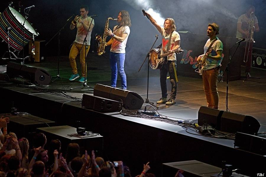 Když se hokej spojí s hudbou: v Českých Budějovicích hráli Kryštof, Michal Hrůza nebo Wohnout