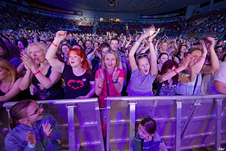 Když se hokej spojí s hudbou: v Českých Budějovicích hráli Kryštof, Michal Hrůza nebo Wohnout