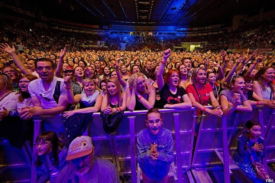 Když se hokej spojí s hudbou: v Českých Budějovicích hráli Kryštof, Michal Hrůza nebo Wohnout