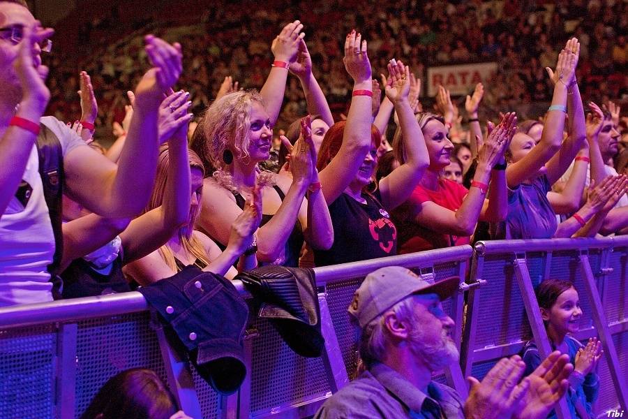 Když se hokej spojí s hudbou: v Českých Budějovicích hráli Kryštof, Michal Hrůza nebo Wohnout