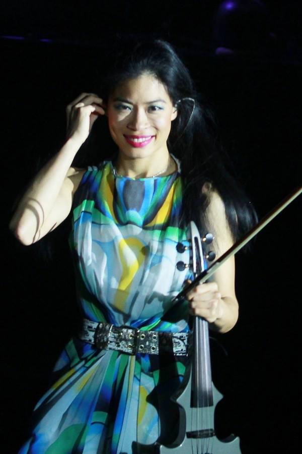 Vanessa Mae v brněnské aréně pořádně zatopila