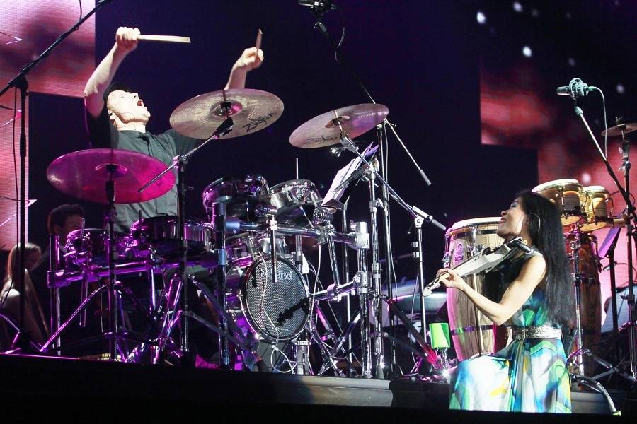 Vanessa Mae v brněnské aréně pořádně zatopila