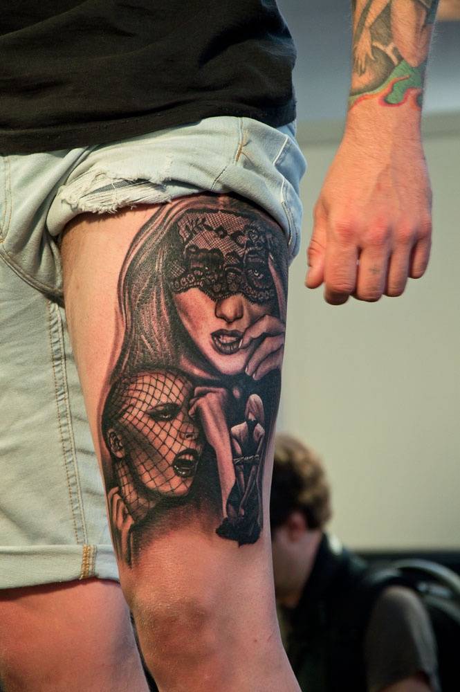 Tattoo Convention v Praze: Krásné ženy a mistři tetování