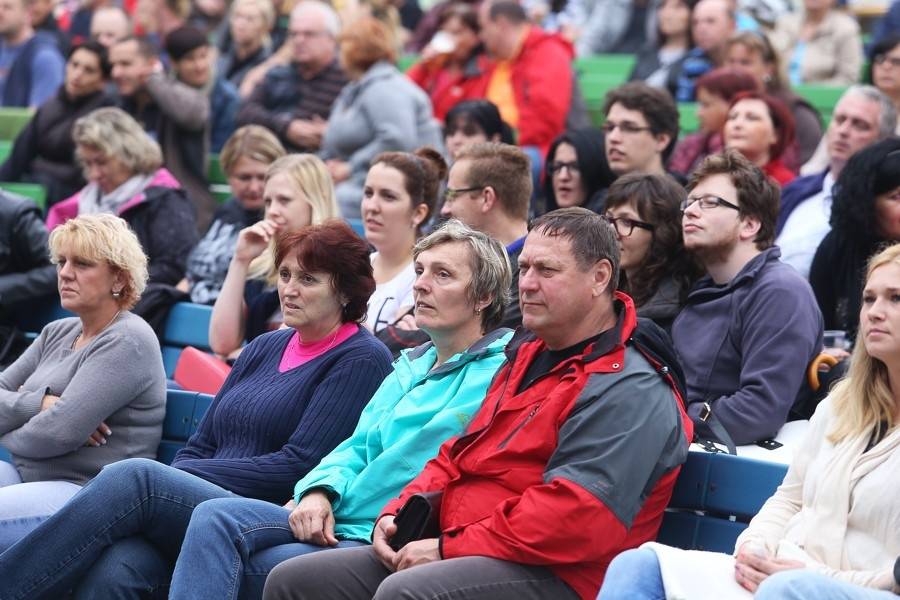 Šansonový Richard Müller: Ani déšť ho v Kyjově nezastavil