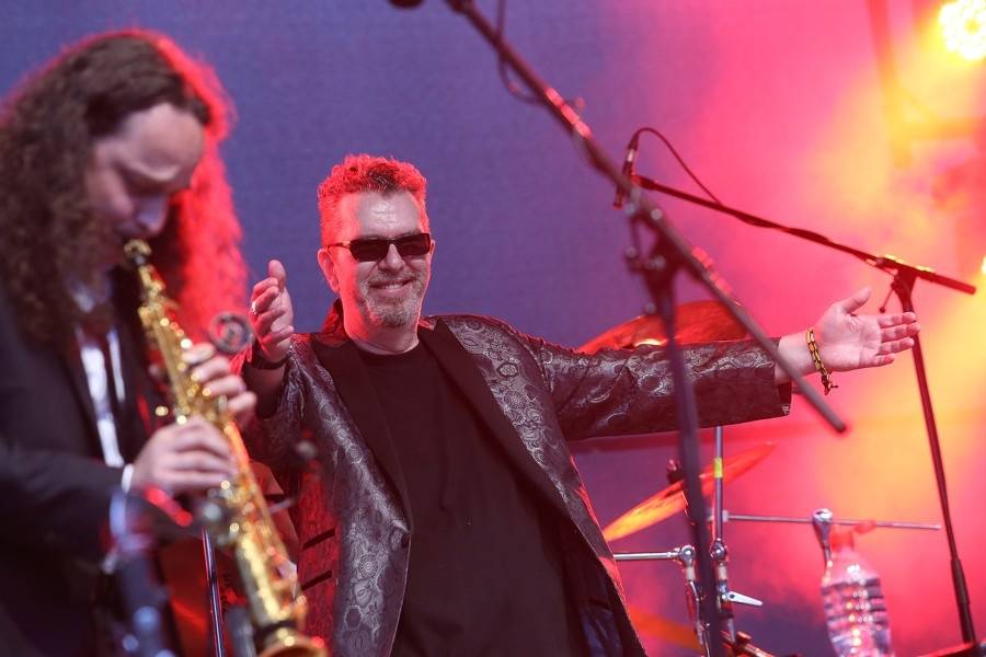 Šansonový Richard Müller: Ani déšť ho v Kyjově nezastavil