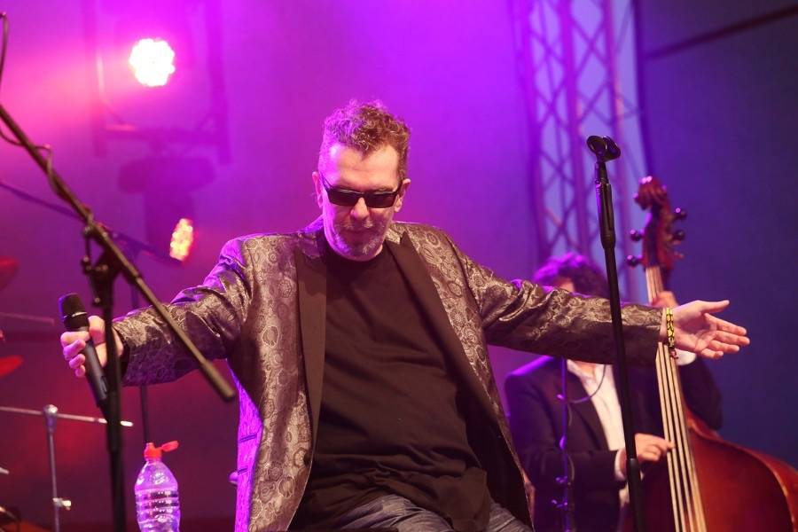 Šansonový Richard Müller: Ani déšť ho v Kyjově nezastavil