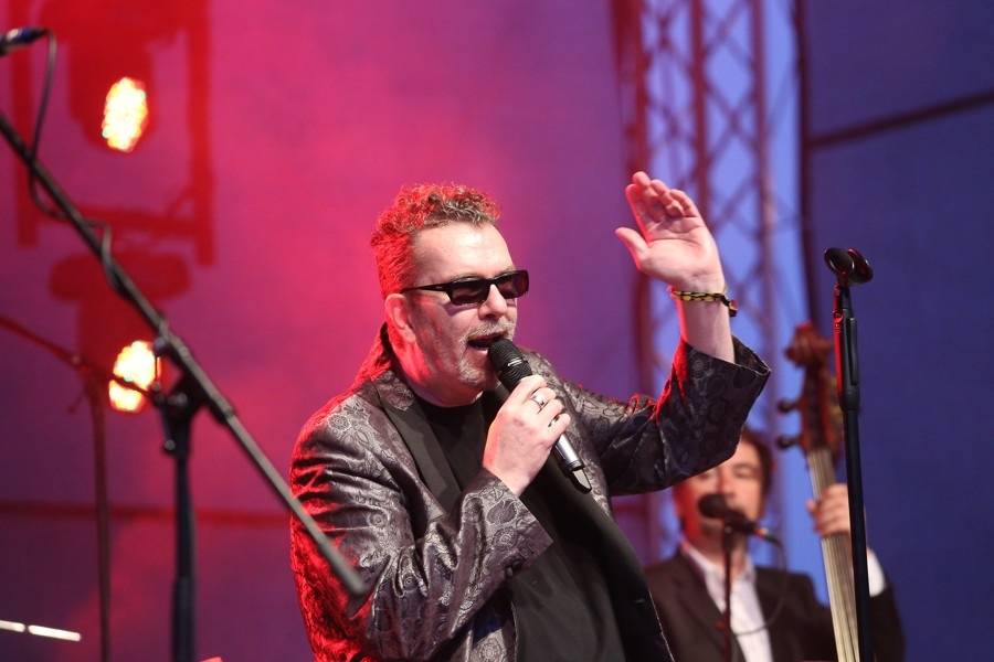 Šansonový Richard Müller: Ani déšť ho v Kyjově nezastavil