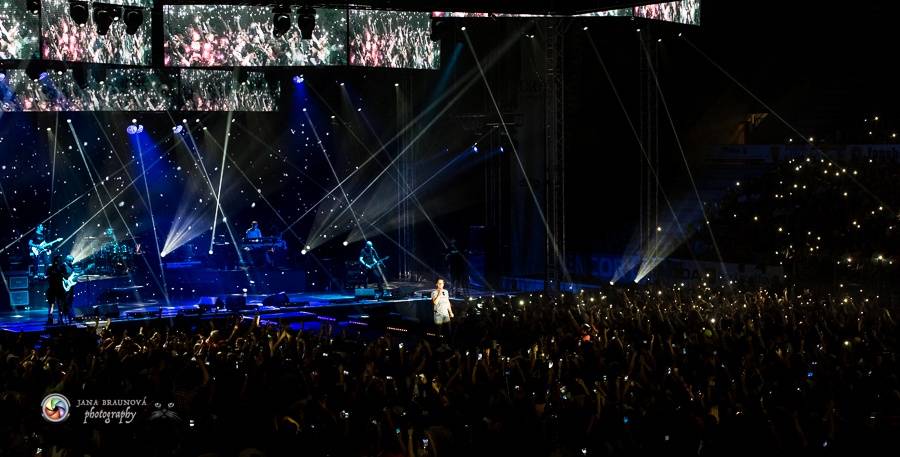 Pavol Habera s kapelou Team rozžhavil plzeňský zimní stadion