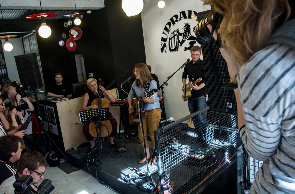 Aneta Langerová pokřtila svůj první vinyl Na Radosti 