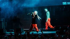 Die Antwoord vyprodali Žluté lázně, přijeli provokovat i bavit
