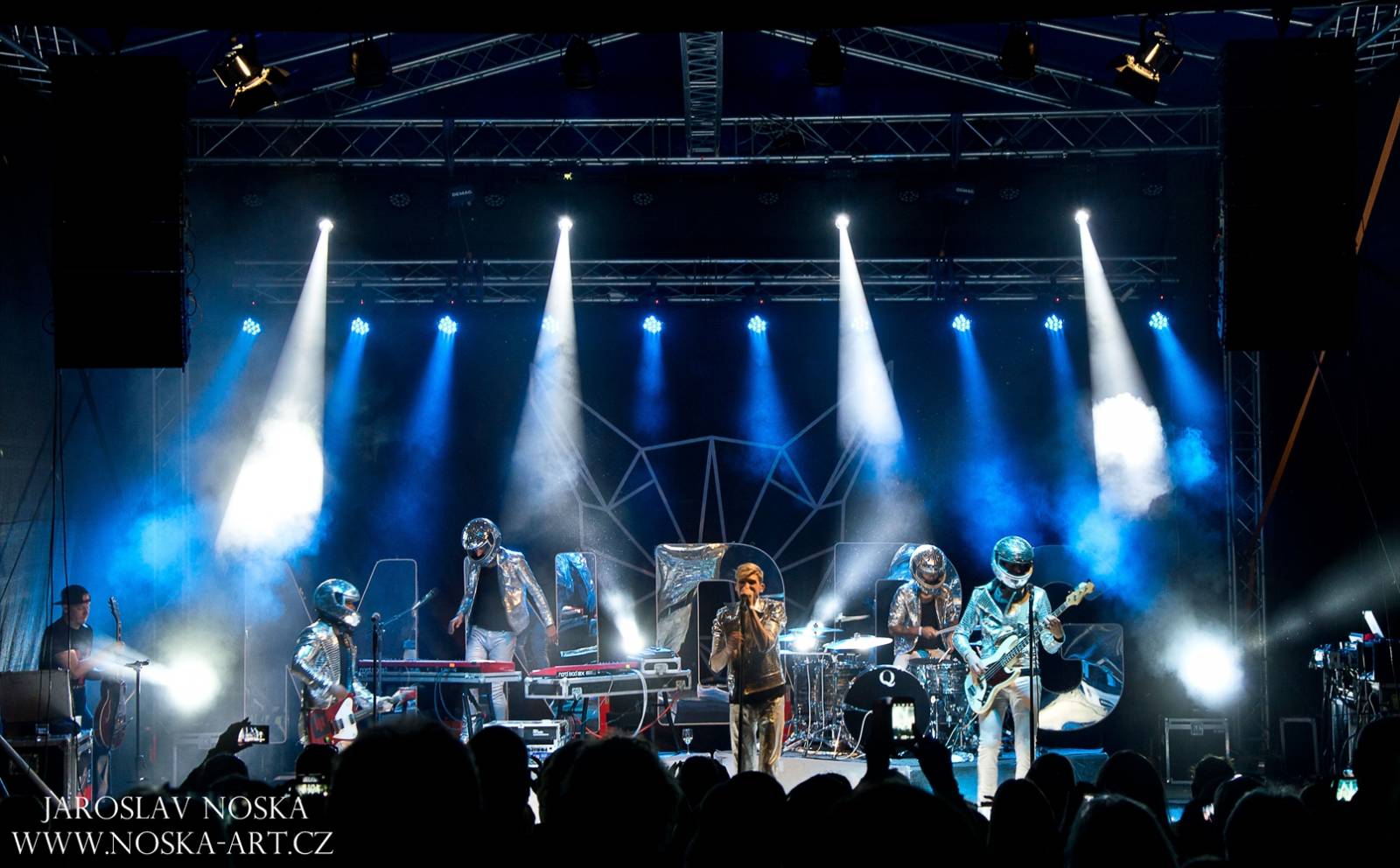 Mandrage v Litvínově: Open air zastávka před podzimní částí turné