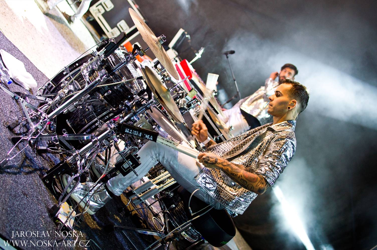 Mandrage v Litvínově: Open air zastávka před podzimní částí turné